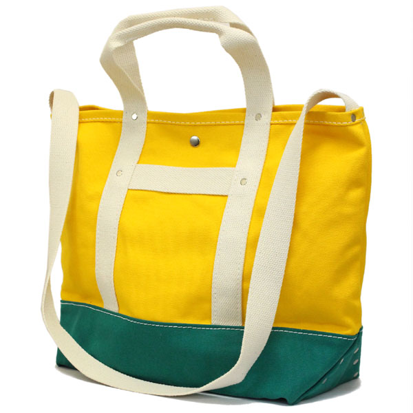 HERITAGE LEATHER CO.(ヘリテージレザー) NO.8093 Cotton Webbing Canvas Bag(コットンウェビングキャンバスバッグ) Yerrow/Green HL133