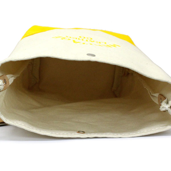 HERITAGE LEATHER CO.(ヘリテージレザー) NO.8105 Bucket Shoulder Bag(バケットショルダーバッグ) Natural/Yerrow HL139