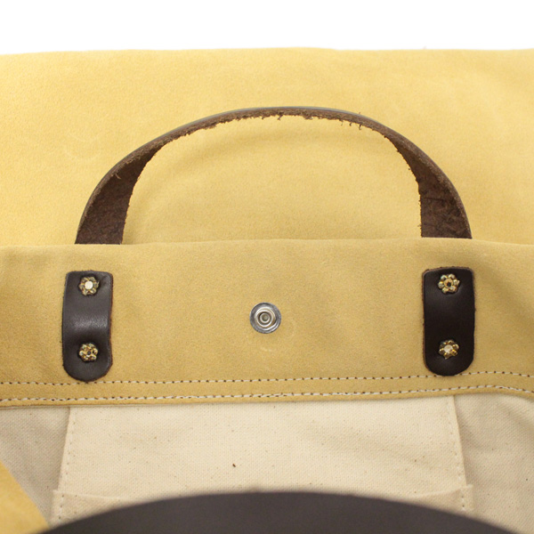 HERITAGE LEATHER CO.(ヘリテージレザー) NO.8385 Suede Book Tote Bag(スエードブックトートバッグ) Tan Suede HL168