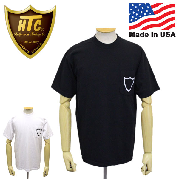 正規取扱店 HTC (Hollywood Trading Company) 20周年 アニバーサリー #PYRAMID S/S POCKET  ピラミッド ポケット Tシャツ 全2色
