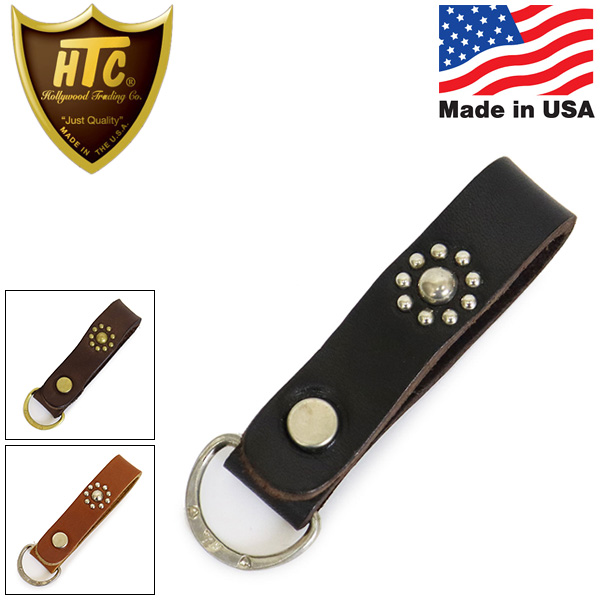 HTC(Hollywood Trading Company) D-Ring Key Holder #Flower Studs D