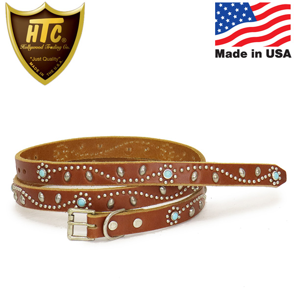 正規取扱店 HTC(Hollywood Trading Company) Belt #SN-32 Turquoise