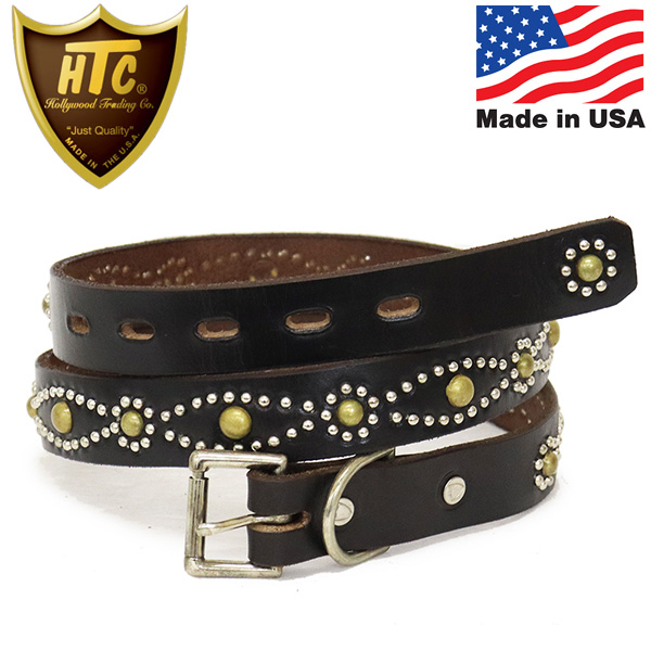 正規取扱店 HTC(Hollywood Trading Company) Belt #D-Style Mix Studs