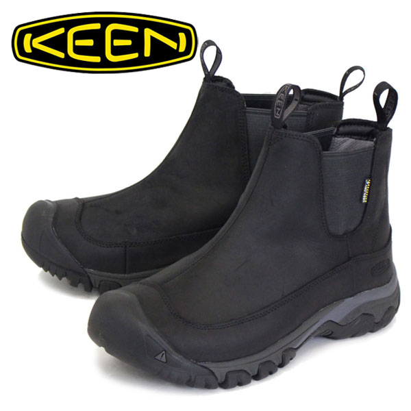 正規取扱店 KEEN (キーン) MEN'S 1017789 Anchorage Boot 3 WP アンカレッジ ブーツ Black/Raven  KN236