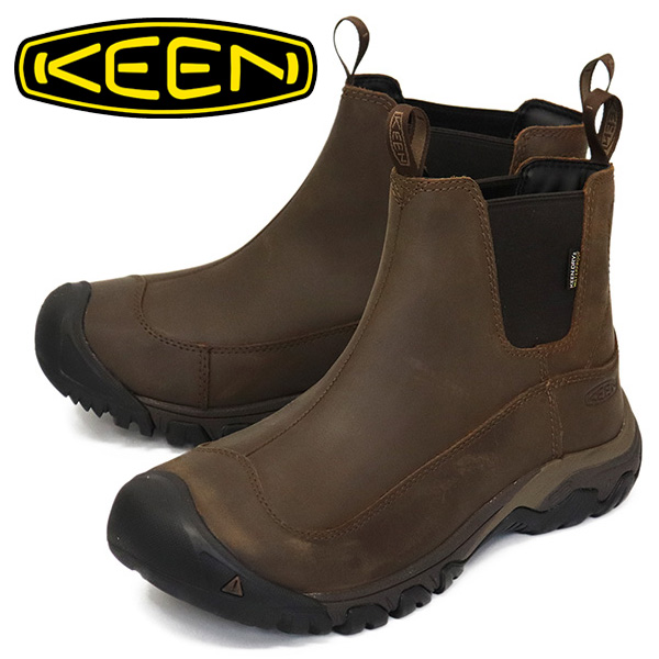 正規取扱店 KEEN (キーン) 1017790 Men's ANCHORAGE BOOT III WP アンカレッジ ブーツ スリー  ウォータープルーフ DARK EARTHxMULCH KN593