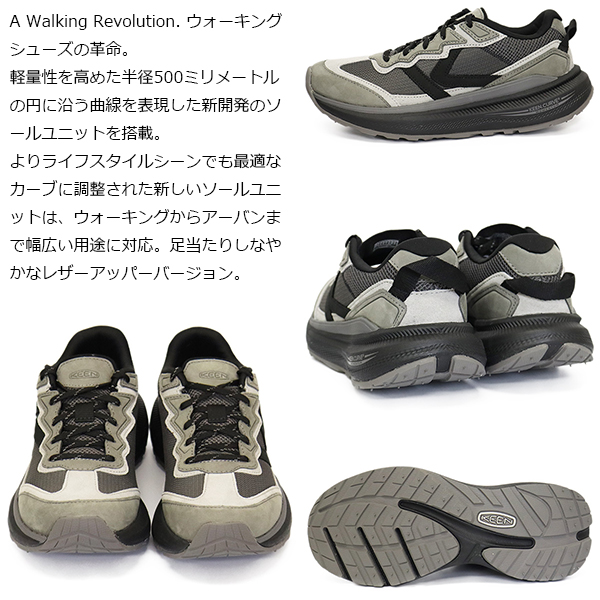 正規取扱店 KEEN (キーン) 1031274 Men's WK500 LEATHER