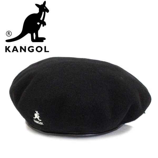 KANGOL (カンゴール) SMU Wool Big Monty モンティー ベレー帽 BLACK