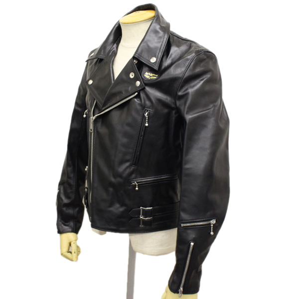 正規取扱店 Lewis Leathers (ルイスレザーズ) No.391 LIGHTNING REGULAR FIT HORSEHIDE  (ライトニング レギュラーフィット ホースハイド) ブラックレザー