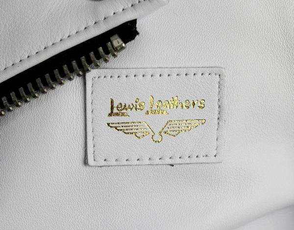 正規取扱店Lewis Leather(ルイスレザー)　No.445　SUPER MONZA(スーパーモンザ)　WHITE ホワイト
