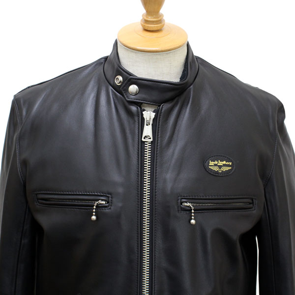 正規取扱店Lewis Leather(ルイスレザー)　No.68　SUPER SPORTS MAN(スーパースポーツマン)　BLACK ブラック