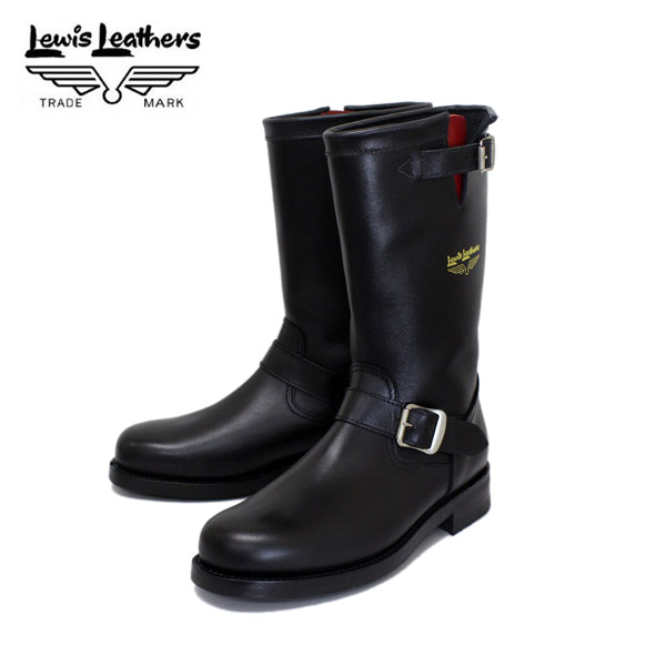 正規取扱店 Lewis Leathers (ルイスレザーズ) LLA10B ENGINEER BOOTS(エンジニアブーツ) BLACK ブラック