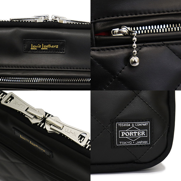 正規取扱店 Lewis Leathers (ルイスレザーズ) x PORTER LAPTOP CASE