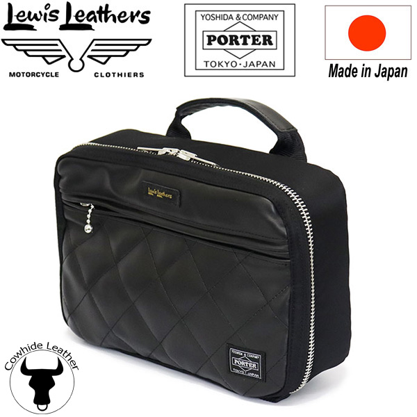 正規取扱店 Lewis Leathers (ルイスレザーズ) x PORTER TRAVEL CASE 