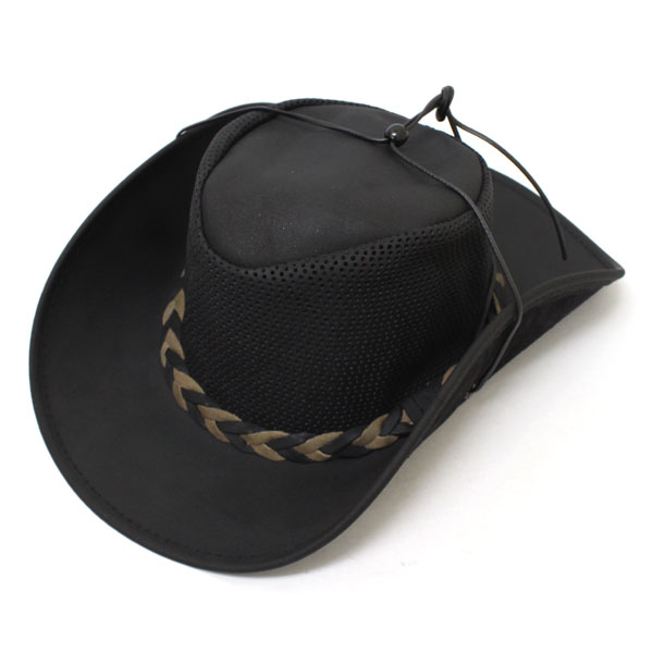 正規取扱店 MINNETONKA(ミネトンカ) Airflow Fold Up Outback Hat(エアフローフォールドアップアウトバックハット) #9539 BLACK MT121