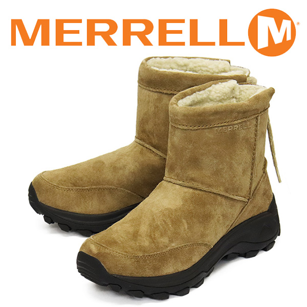 正規取扱店 MERRELL (メレル) J004559 WINTER PULL ON ウィンタープルオン メンズ ブーツ CAMEL MRL086