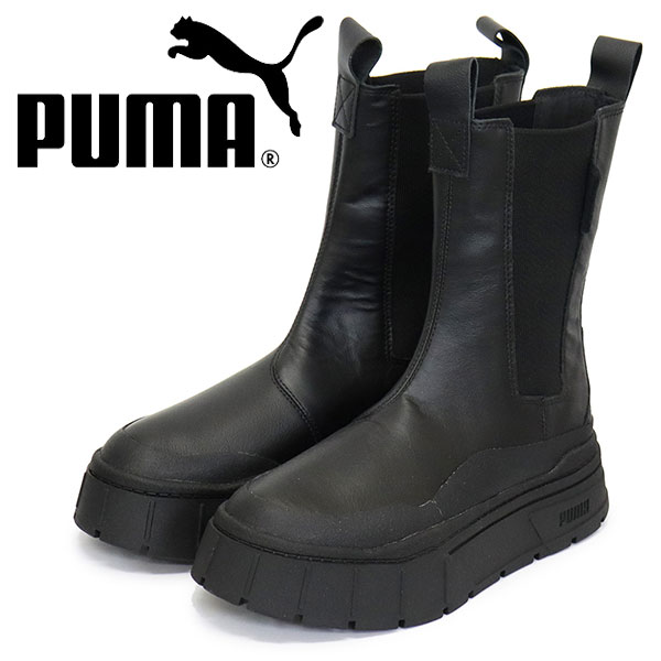 正規取扱店 PUMA (プーマ) 386272 ウィメンズ メイズ スタック チェルシー ブーツ 06 ブラック PM232