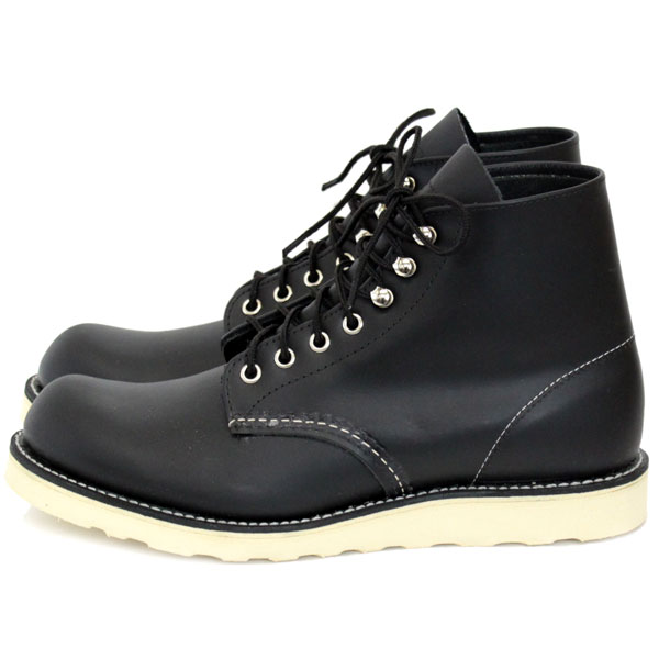 RED WING(レッドウィング) 8165 6inch CLASSIC PLAIN TOE ブーツ Black Chrome (ブラッククロムレザー)