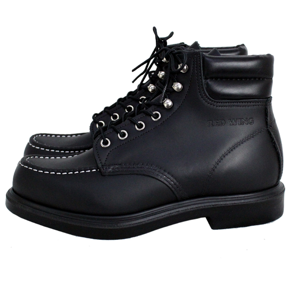 某有名人着用 正規取扱店 REDWING (レッドウィング) 8133 SUPER SOLE MOC-TOE スーパーソール BLACK CHROME