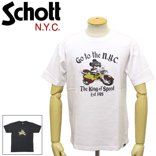 sale セール 正規取扱店 Schott (ショット) 3103135 DISNEY T-SHIRT GO 