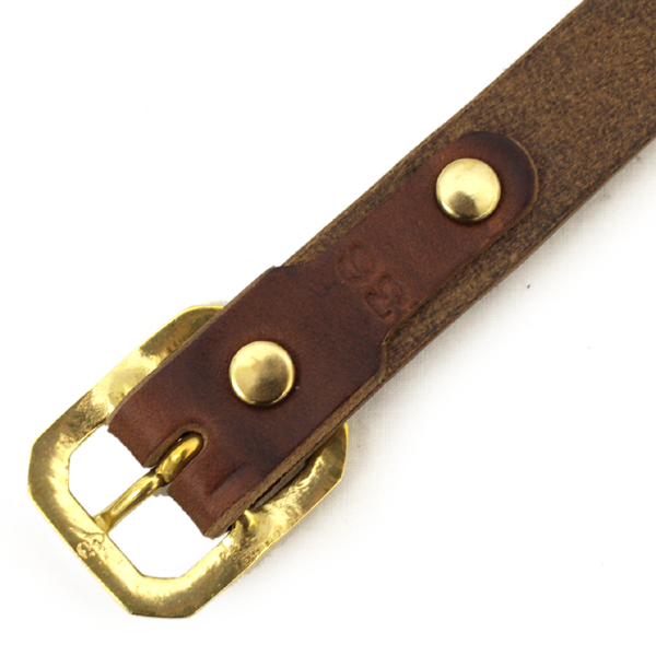 正規取扱店 SCHOTT(ショット) PERFECTO BELT NARROW(パーフェクトベルトナロー) BROWN ブラウン