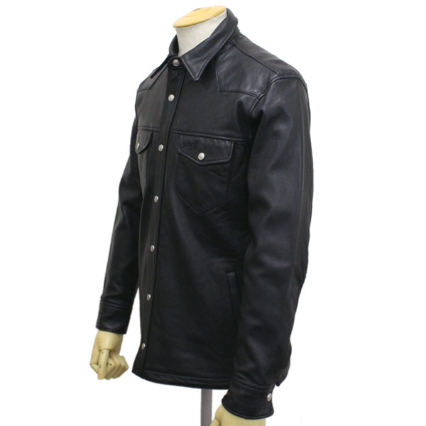 正規取扱店 Schott (ショット) 3111029 LAMB LEATHER SHIRT ラムレザー