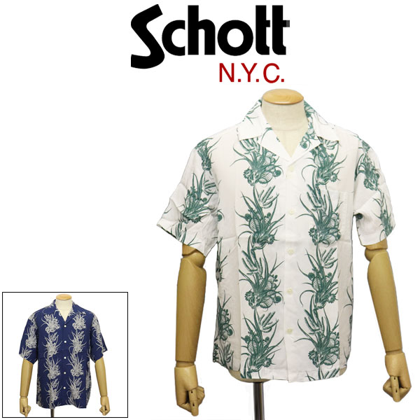Schott RAYON SHIRT CACTUS/レーヨンシャツ カクタス Schott/ショット/RAYON SHIRT CACTUS/レーヨンシャツ カクタス