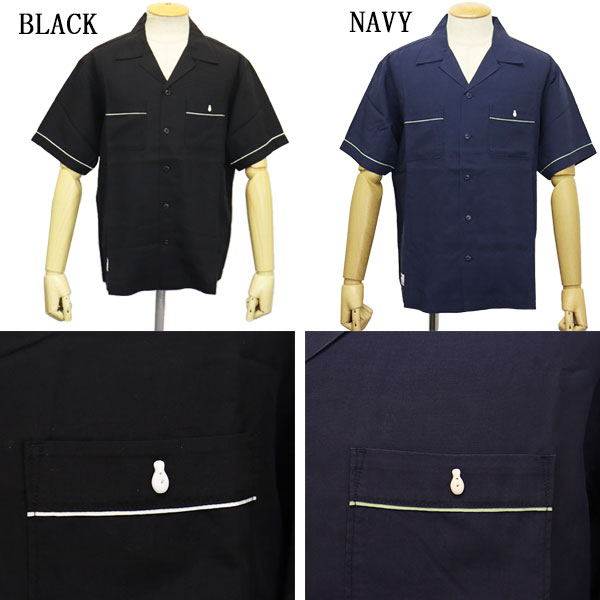 正規取扱店 Schott (ショット) 5123012 BOWLING SS SHIRT LEATHER