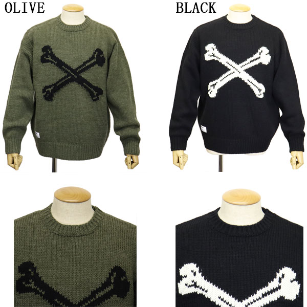 正規取扱店 Schott (ショット) 5240005 CROSS BONE KNIT クロスボーン