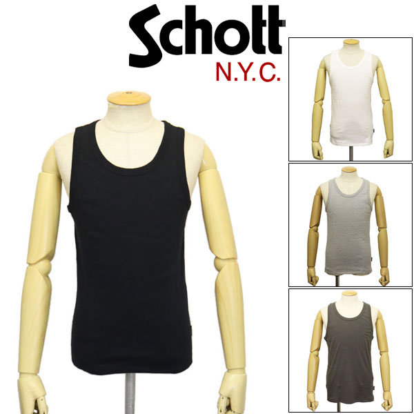 ウッドストック　Woodstockタンクトップ 正規取扱店 Schott (ショット) 5937001 TANK TOP PACK パック