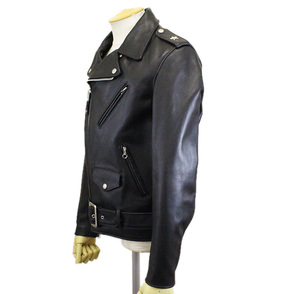 正規取扱店 SCHOTT(ショット) 613UST VINTAGE ONESTAR RIDERS JACKET  TALL(ヴィンテージワンスターライダースジャケット トール) BLACK