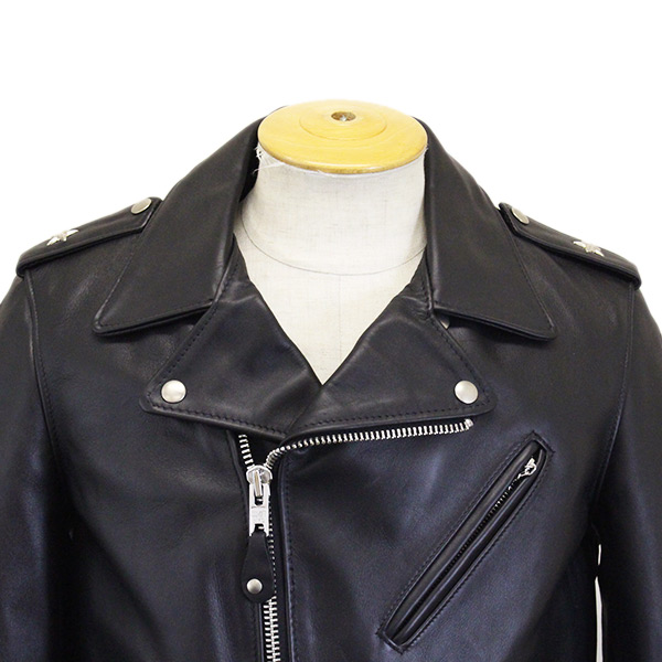 正規取扱店 SCHOTT(ショット) 613UST VINTAGE ONESTAR RIDERS JACKET  TALL(ヴィンテージワンスターライダースジャケット トール) BLACK