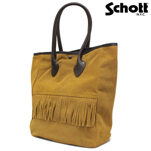 sale セール 正規取扱店 SCHOTT(ショット) 4312 SPLIT FRINGE TOTE BAG