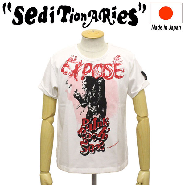 正規取扱店 SEDITIONARIES by 666 (セディショナリーズ) EXPOSE インサイドアウトTシャツ オフホワイト STC0006