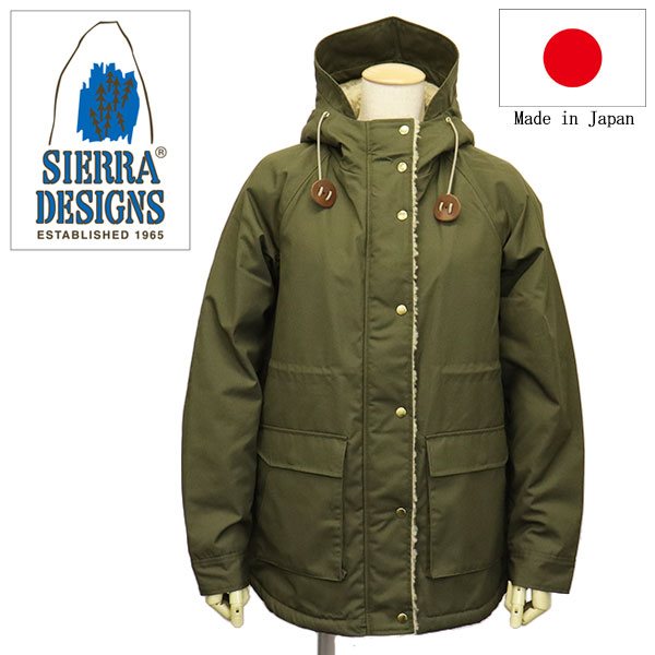 得価好評SIERRA DESIGNS (シエラデザインズ) BOA PARKA 65/35FABRIC 裏ボア ボアパーカー マウンテンパーカー 日本製 L ブラック メンズ/025 シエラデザイン