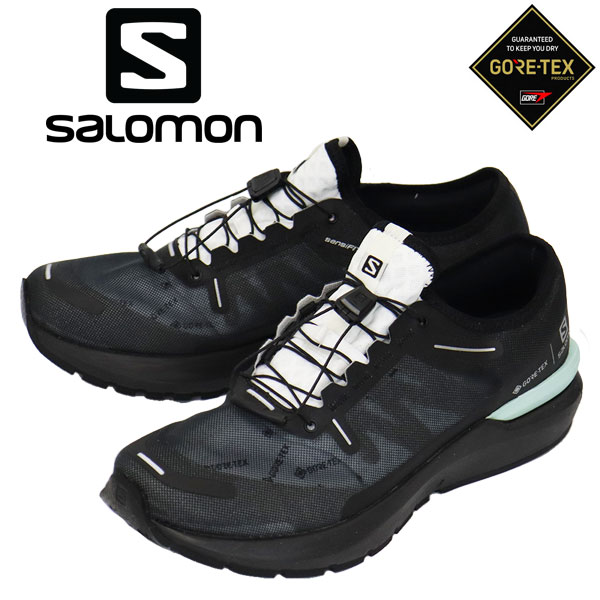 正規取扱店 Salomon (サロモン) L41367000 SONIC 4 GORE-TEX ソニック 4 ランニングシューズ Black x  White x Black SL010