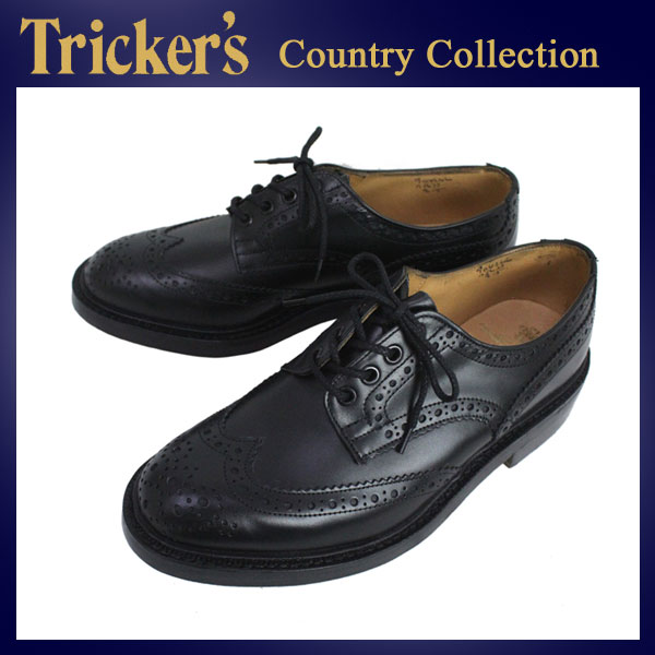 正規取扱店 Tricker's トリッカーズ COUNTRY BOURTON(カントリーバーン) BLACK BOX CALF ブラックボックスカーフ