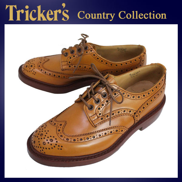 正規取扱店 Tricker's トリッカーズ 5633M COUNTRY BOURTON(カントリーバートン) ダブルレザーソール エイコンアンティーク TK002