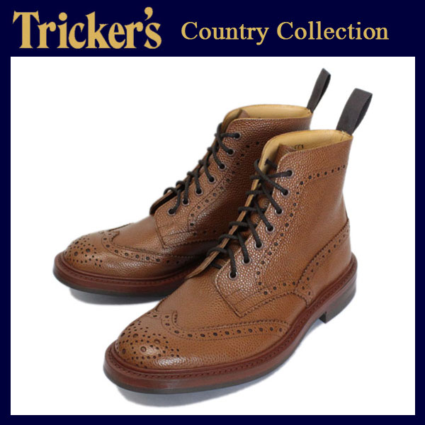 正規取扱店 Tricker's トリッカーズ 2508M COUNTRY BROGUE(カントリーブローグ) ダイナイトソール シェンナスコッチグレイン TK030