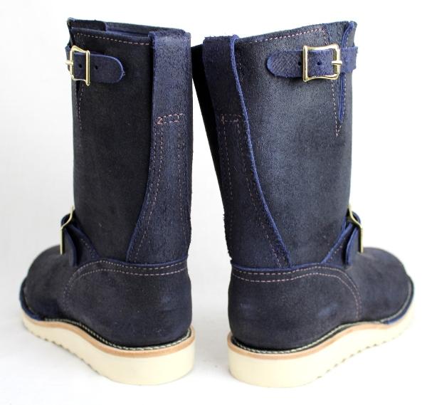 Wescoウエスコ　正規ディーラー Boss ボス Navy Rough Out ネイビーラフアウト, 9height, #1010sole, Brass Buckle BS61