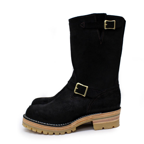 Wescoウエスコ 正規ディーラー Boss ボス Black Roughout,10height,#100HoneySole,Brass Bucles BS75